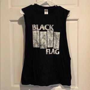 Black Flag vintage cutoff